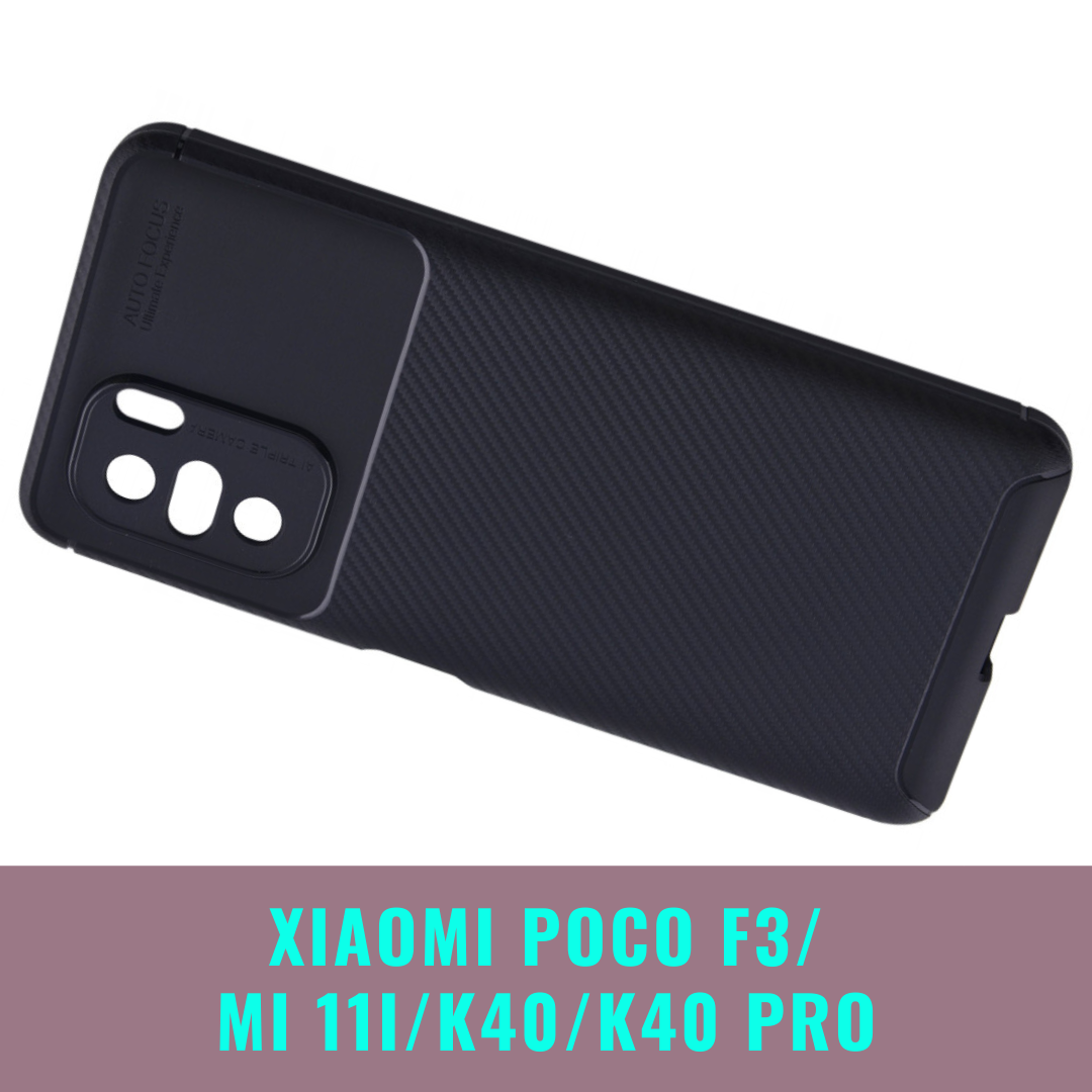 Ultimate Experience Carbon (TPU) Xiaomi Poco F3/Mi 11i/Redmi K40/Redmi K40 Pro